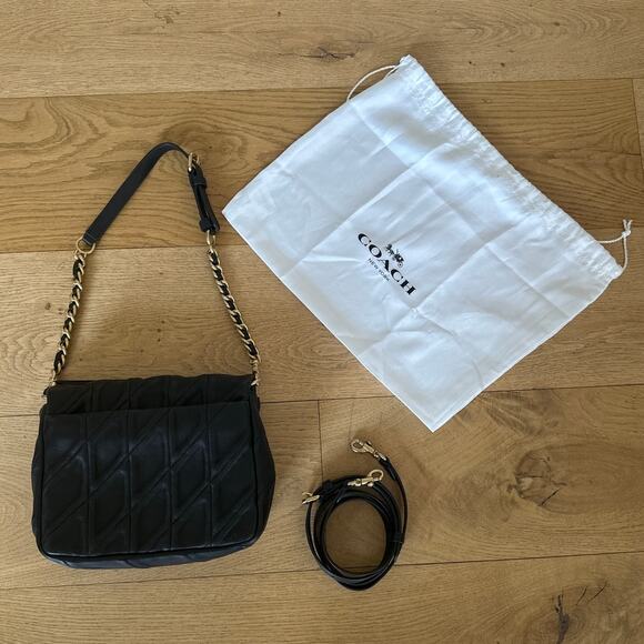 Coach - Times Square Tabby Quilted Shoulder Bag in Black - Picture 7 of 8